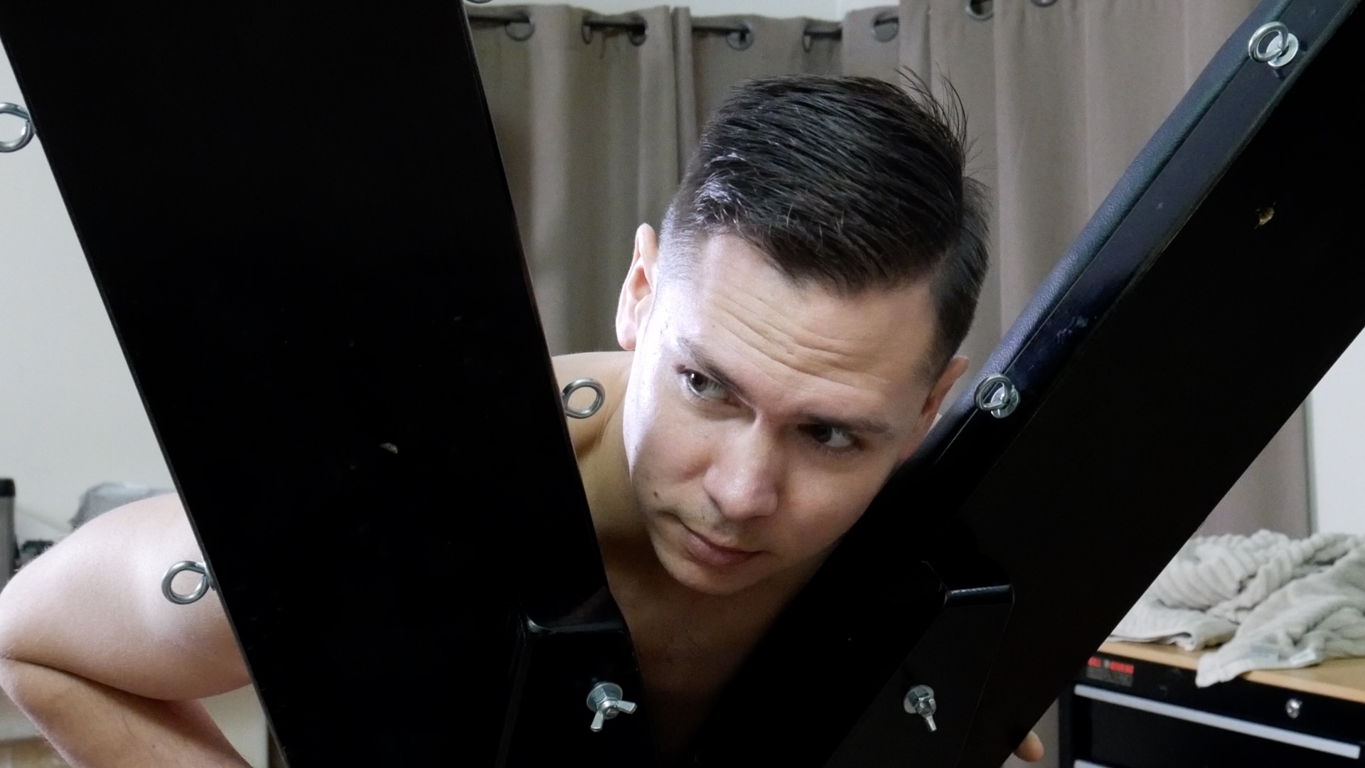 Straight men spanked